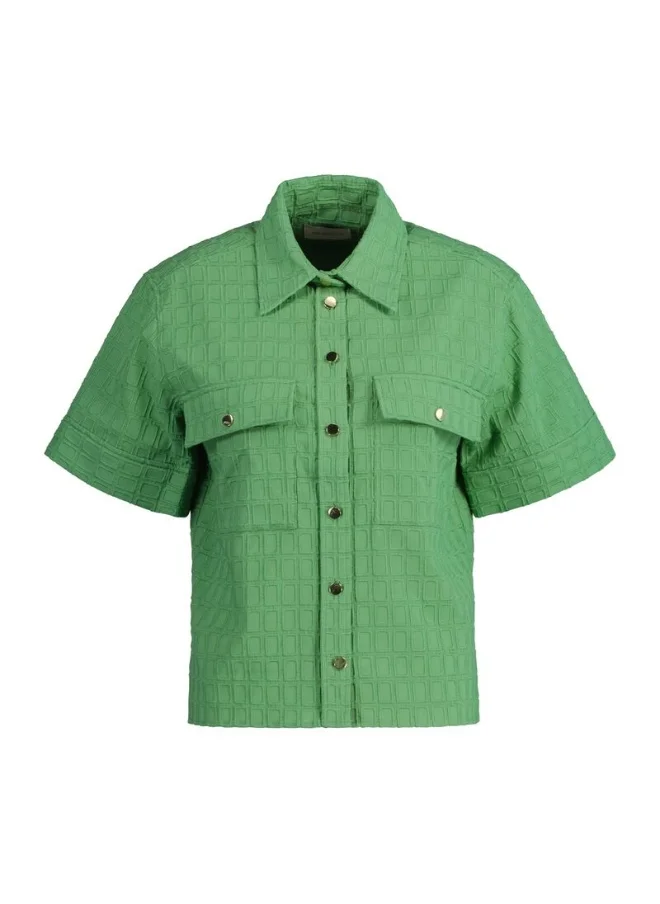 GANT Gant Embroidery Short Sleeve Shirt