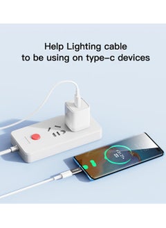 Yesido Yesido GS22 Aluminum Alloy Fast Data Transfer Lightning to Type-C OTG Adapter for iPhone iOS - Black  - Image 5