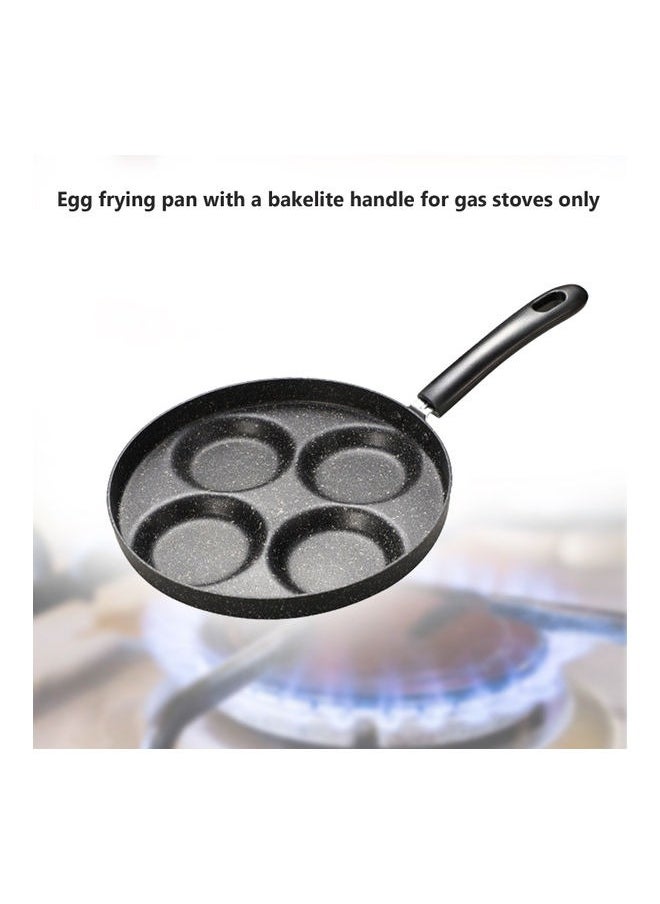 Generic - 4-Cup Non-Stick Egg Frying Pan, Pancake Pan and Healthy Egg Cooker Suitable for Gas Stove & Induction Cookware, Fast Cooking & Easy Clean, Durable Safe with Ergonomic Handle & Even Heat Distribution - Image 1