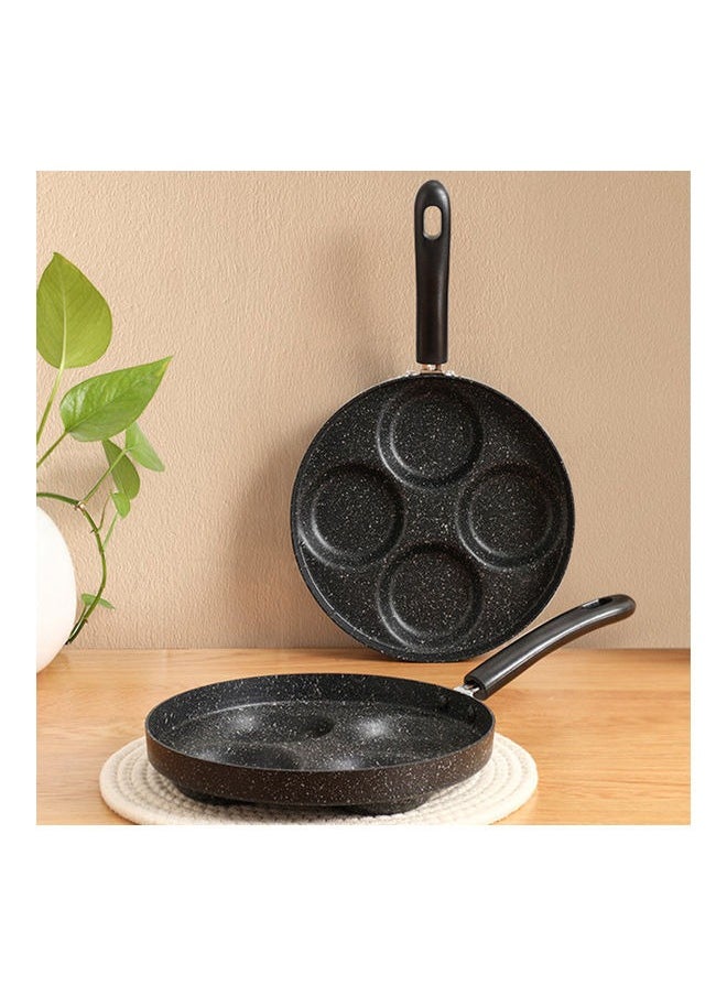 Generic - 4-Cup Non-Stick Egg Frying Pan, Pancake Pan and Healthy Egg Cooker Suitable for Gas Stove & Induction Cookware, Fast Cooking & Easy Clean, Durable Safe with Ergonomic Handle & Even Heat Distribution - Image 1