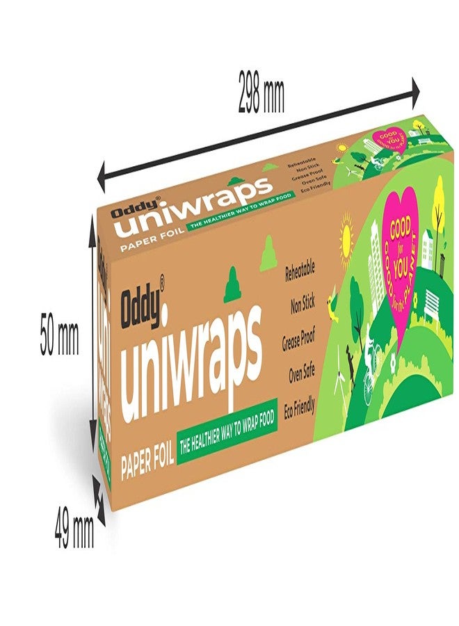 Oddy Uniwraps ورق تغليف الطعام من أودي يوني رابس، مقاس 11 بوصة × 20 متراً - Image 3