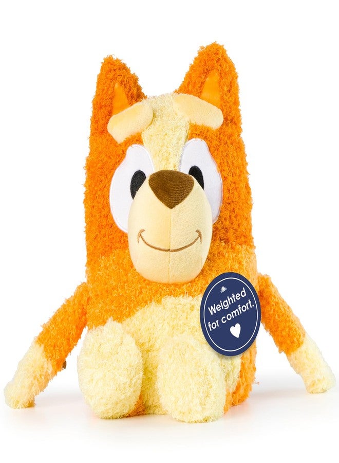 Jay Franco Weighted Bluey Plush Pillow Buddy - 2.5 lbs Soft Plushie Stuffed Pillow, 17 Inches, Orange - Bingo - Image 1