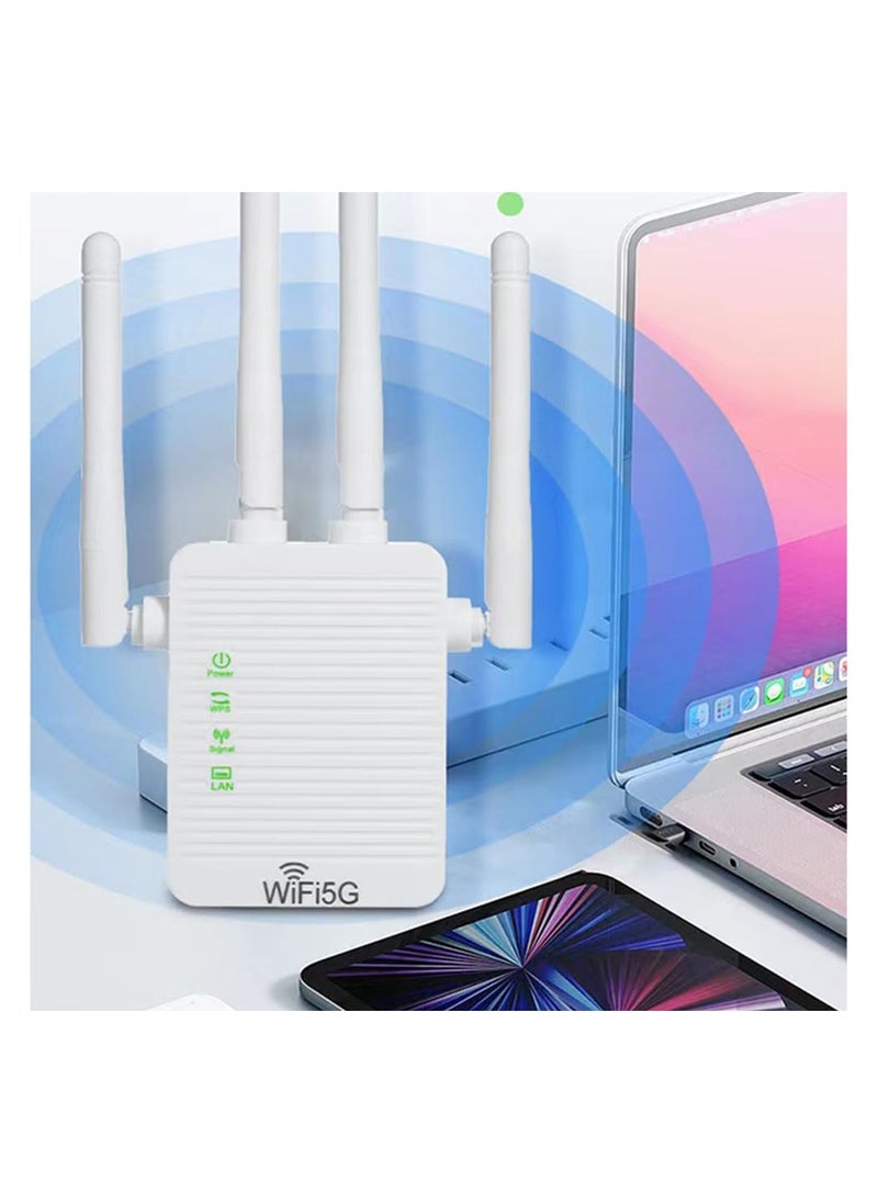 أنمي 5G 1200 ميجابت في الثانية موسع WiFi مزدوج التردد للمنزل  - Image 4