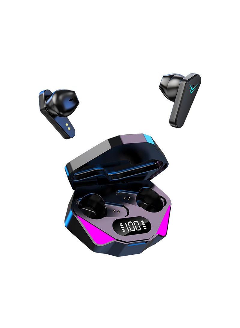 TWS - TWS Wireless Binaural Gaming Music Low Latency Gaming Digital Display 5.0 Bluetooth Headset Wireless Earbuds True Wireless Compatible Apple Suitable For Android And Other Systems Bluetooth 5 True Wire - Image 1