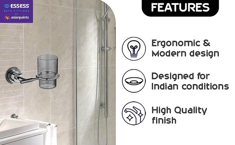 Asian Paints ESSESS by Asian Paints Tumbler Holder Elegant and Functional Design 3 Years Warranty - Image 3