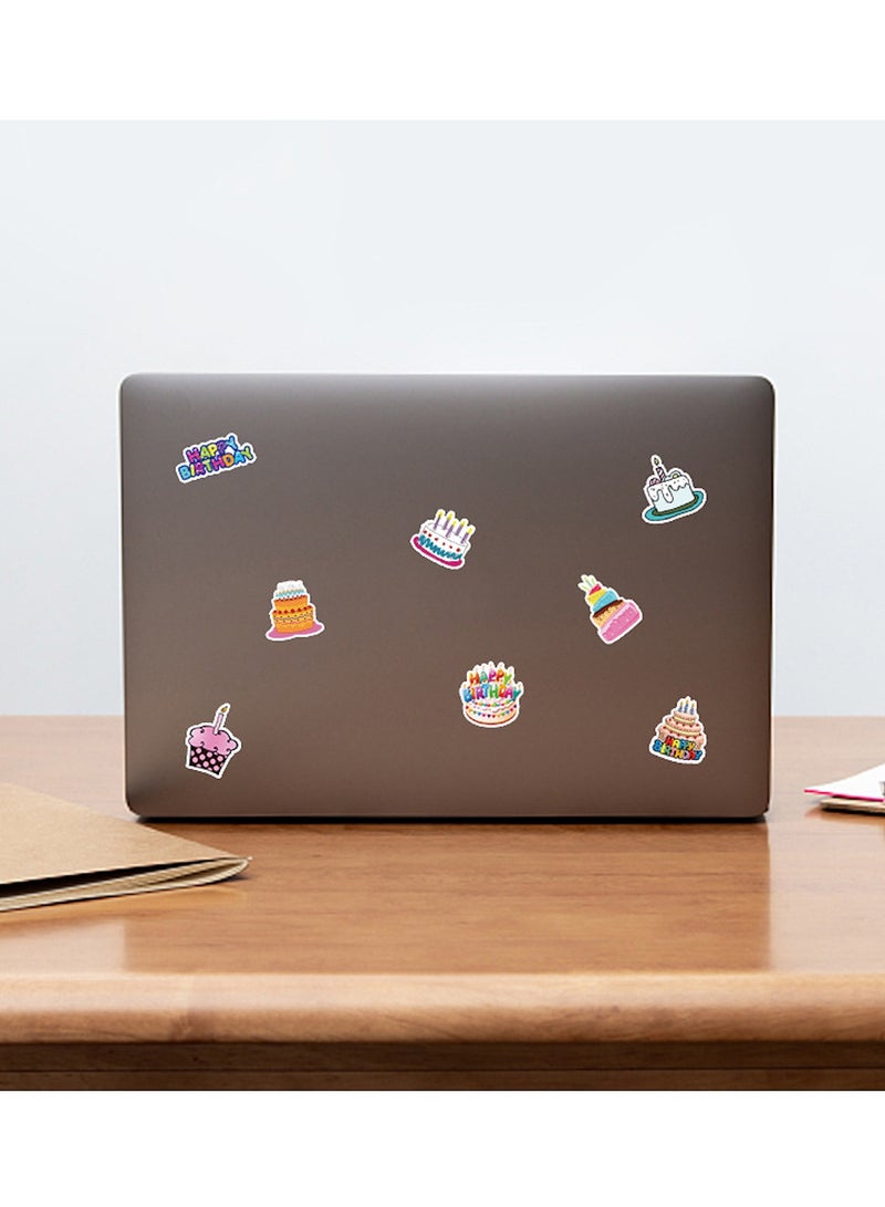 50 قطعة من ملصقات عيد الميلاد السعيدة، ملصقات تزيين الحفلات، كبيرة ملونة للاحتفال بعيد الميلاد، ملصق من الفينيل مقاوم للماء للمراهقين والبنات والأولاد والبالغين - Image 5