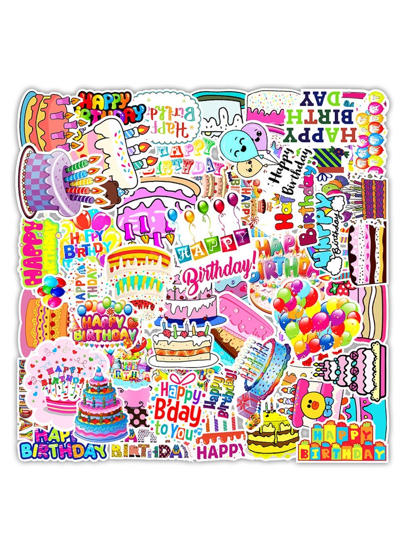 50 قطعة من ملصقات عيد الميلاد السعيدة، ملصقات تزيين الحفلات، كبيرة ملونة للاحتفال بعيد الميلاد، ملصق من الفينيل مقاوم للماء للمراهقين والبنات والأولاد والبالغين - Image 2