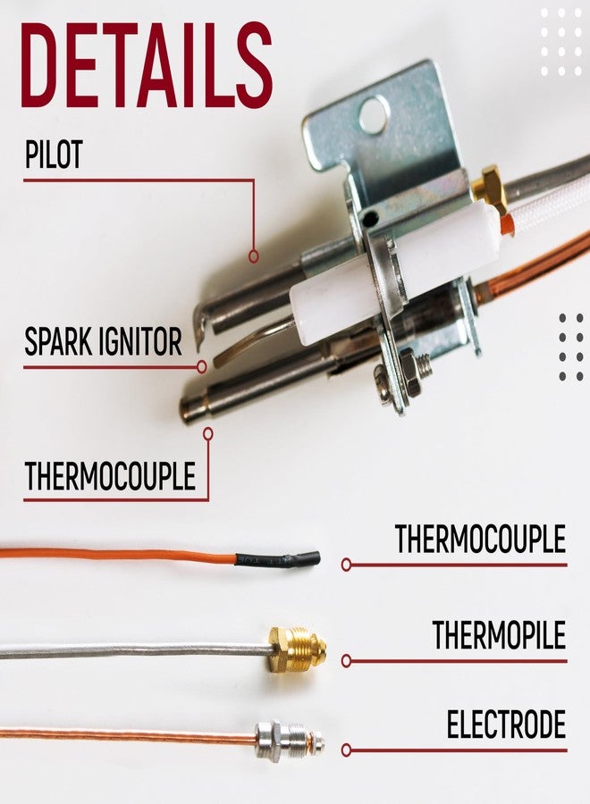 Granatan Upgraded SP20075, SP20305A Pilot and Igniter Assembly Replacement Kit for Water Heaters, Fits Rheem Water Heater - Image 5