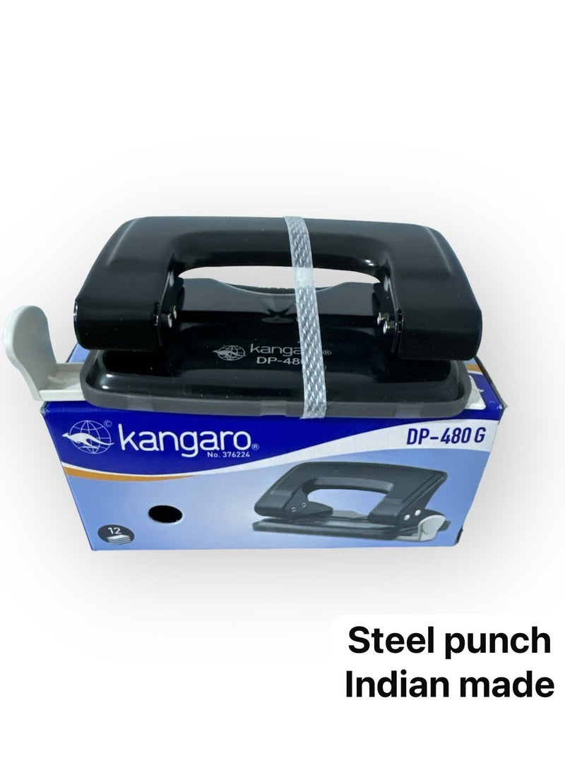 Kangaro paper punch kangaro steel made dp-480 G indian made