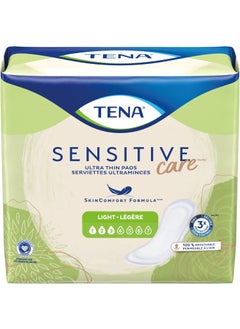 Tena TENA Sensitive Ultra-Thin Light Female Disposable Bladder Control Pads, 24 Count, 1 Pack. 