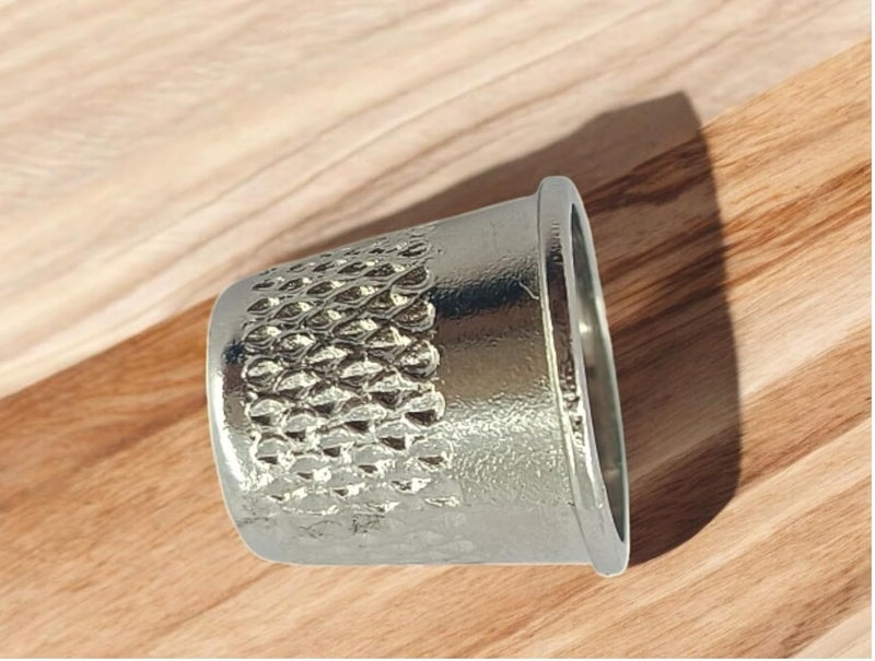 advancedestore advancedestore Size No9 Metal Sewing Thimble Finger Hand Thimble Pack of 1 - Image 1