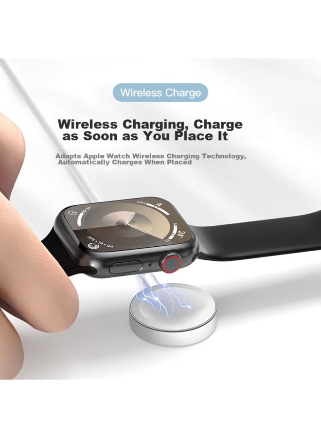 Bho Compatible Apple Watch Charger, Magnetic Fast Charger For Apple Watch S10, Iwatch S9/8/7/6/ultra2/se Watch, Quick Charging Wireless Charging Cable - Image 4