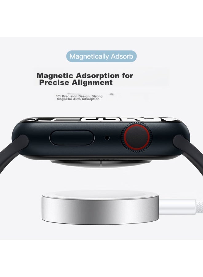 Bho Compatible Apple Watch Charger, Magnetic Fast Charger For Apple Watch S10, Iwatch S9/8/7/6/ultra2/se Watch, Quick Charging Wireless Charging Cable - Image 5