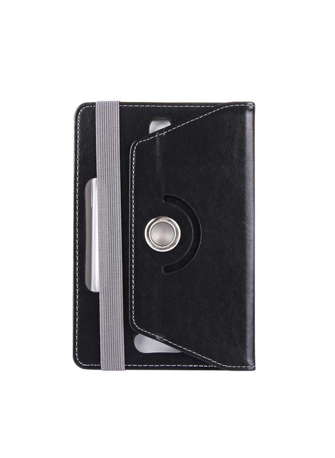 10 inch Tablets Leather Case Crazy Horse Texture 360 Degrees Rotation Protective Case Shell with Holder Asus ZenPad 10 Z300C Huawei MediaPad M2 10.0 A01W Cube IWORK10 Black