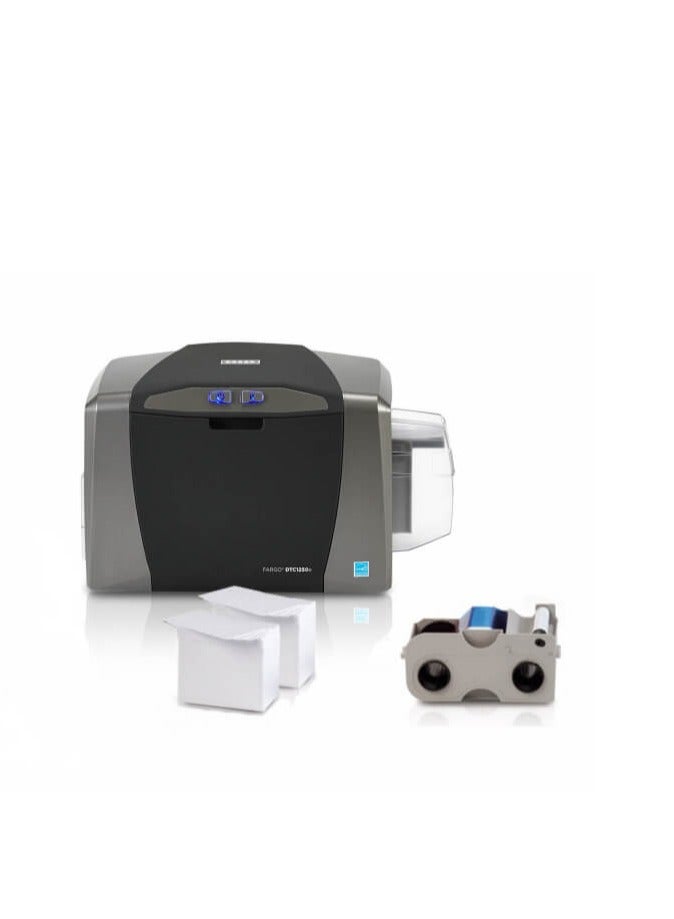 Fargo DTC1250e Single-Sided ID Card Printer with Ethernet and Internal Print Server - Image 1