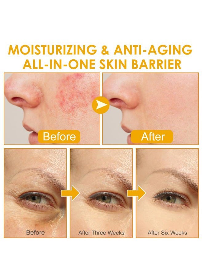 TKTALKER شحم البقر للبشرة، شحم البقر للوجه، بلسم مرطب بالشحم مع العسل الخام وشمع النحل، مزيج شحم البقر من الأبقار التي تتغذى على العشب والعسل البري الخام، مرطب للجسم والوجه، تركيبة طبيعية، رائحة خفيفة - Image 5