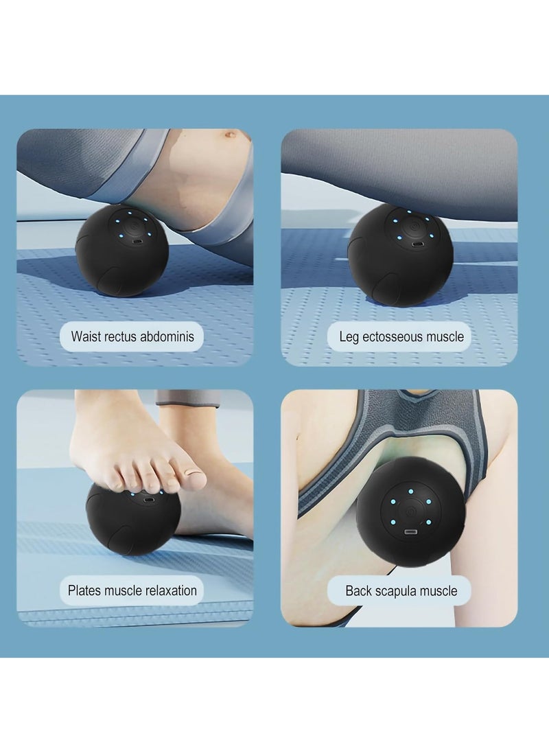 Vibrating Massage Ball with 5-Speed Mode for Muscle Recovery, Myofascial Release - Deep Tissue Massage Ball for Trigger Point Massage - Mobility Ball Back  Hip Flexor Release Tool - Image 4
