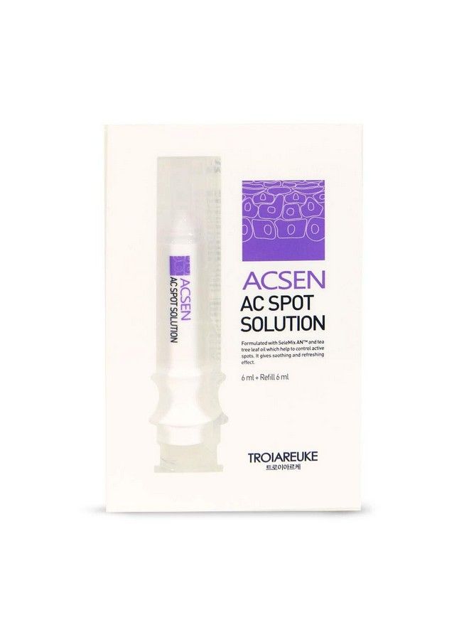 TROIAREUKE Acsen Ac Spot Solution Concentrated Spot Serum 72% Centella Asiatica Soothing Treatment For Acne Blemishes Irritation | Clinically Tested Instant Calming And Cooling Korean Skin Care - Image 3