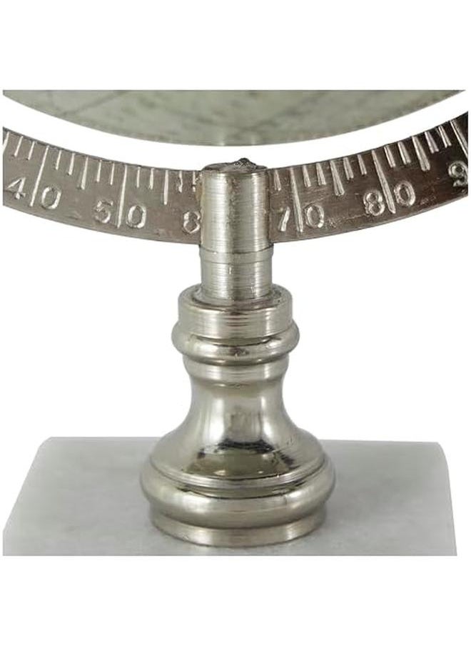 Deco 79 Marble Globe With Marble Base 7"  - Image 2