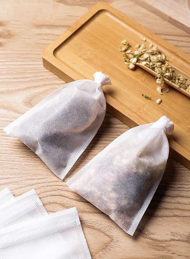 100 Pieces Fabrics Tea Infuser Filter Tea Spice Bags 7*9cm - Image 2