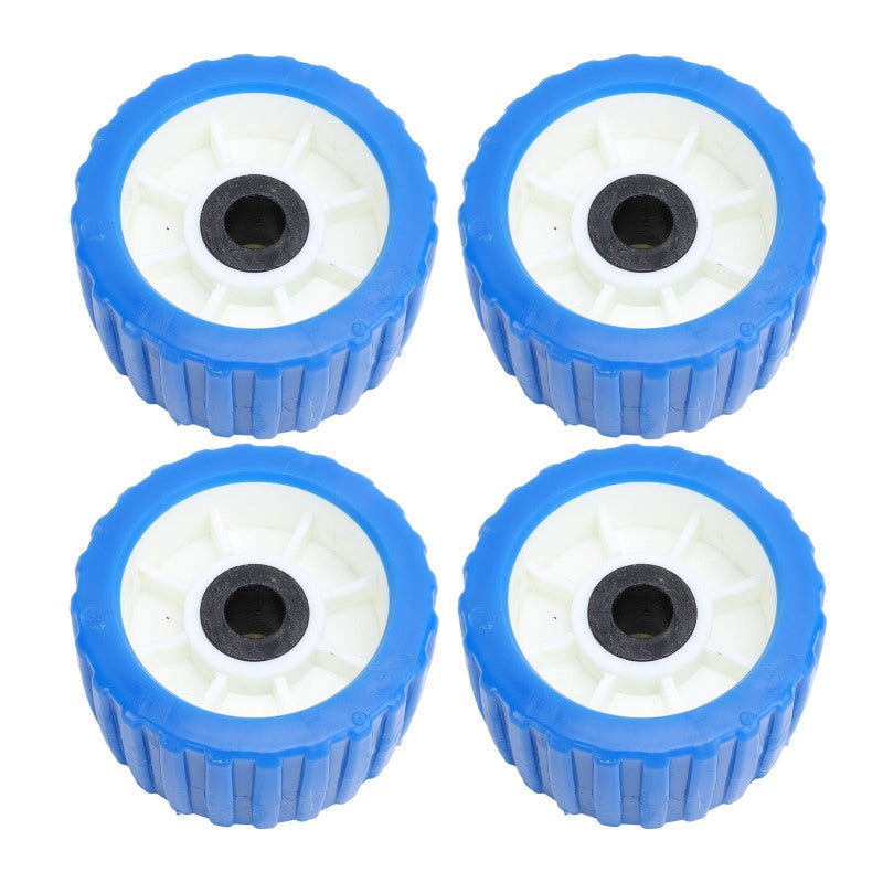 Trailer Wobble Roller: 1 Set Ribbed EVA Scratch Resistant - Universal Fit Sturdy Construction Marine Trailer Roller for Boat Yacht Marine Trailer Loading Replacement - Image 3