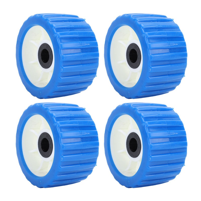 Trailer Wobble Roller: 1 Set Ribbed EVA Scratch Resistant - Universal Fit Sturdy Construction Marine Trailer Roller for Boat Yacht Marine Trailer Loading Replacement - Image 5
