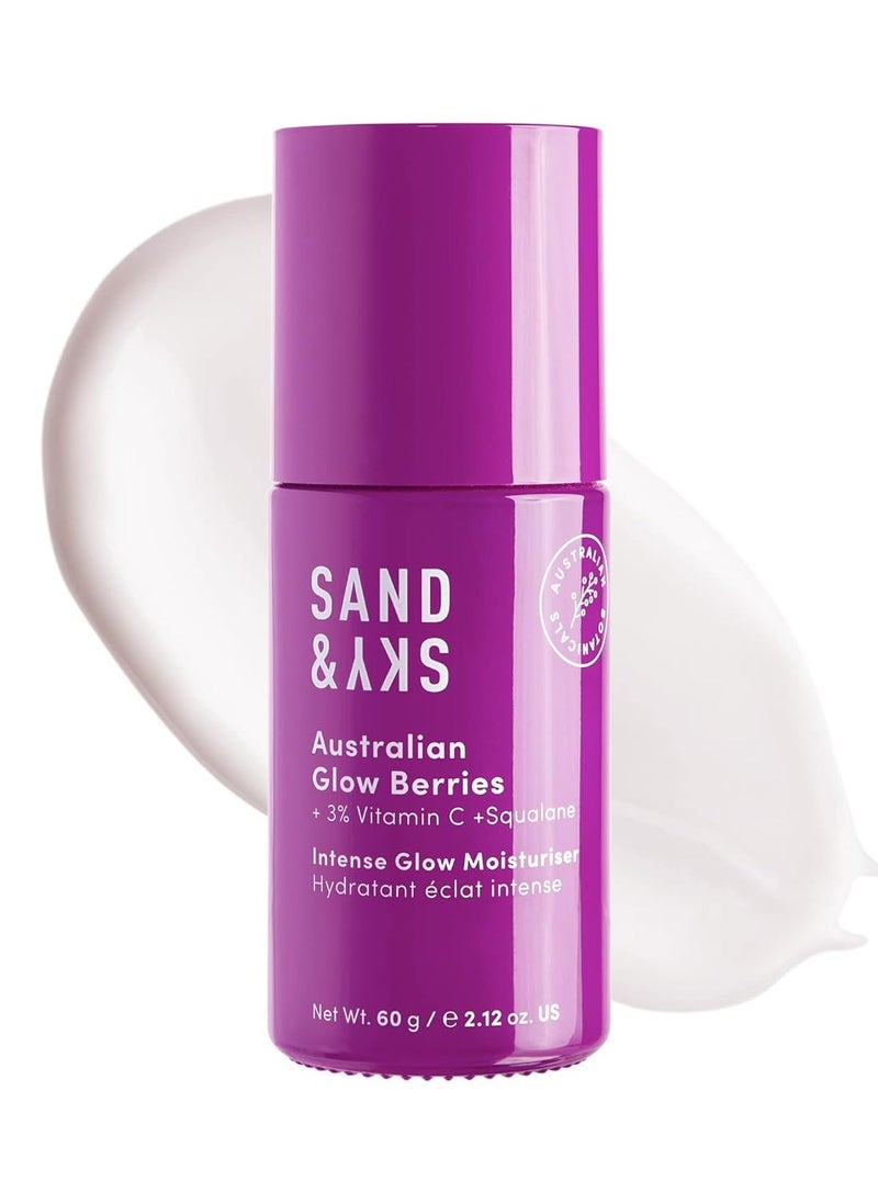 Sand & Sky Sand & Sky Australian Glow Berries Intense Glow Moisturizer - Brightening Vitamin C Face Cream | For Skin Hydration, Collagen Boost, Wrinkle Reduction | With Kakadu Plum and Vegan Squaline  - Image 1