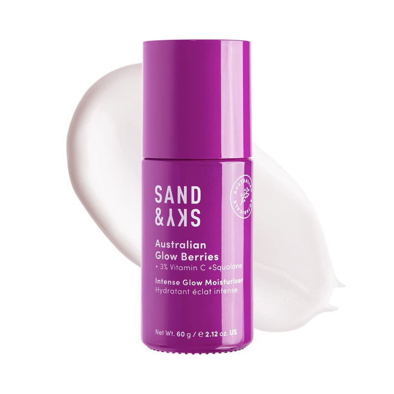 Sand & Sky Australian Glow Berries Brightening Moisturizer with Vitamin C & Squalane - Glow-Boosting Face Cream, Anti-Aging Formula, For Dull Skin - Image 1