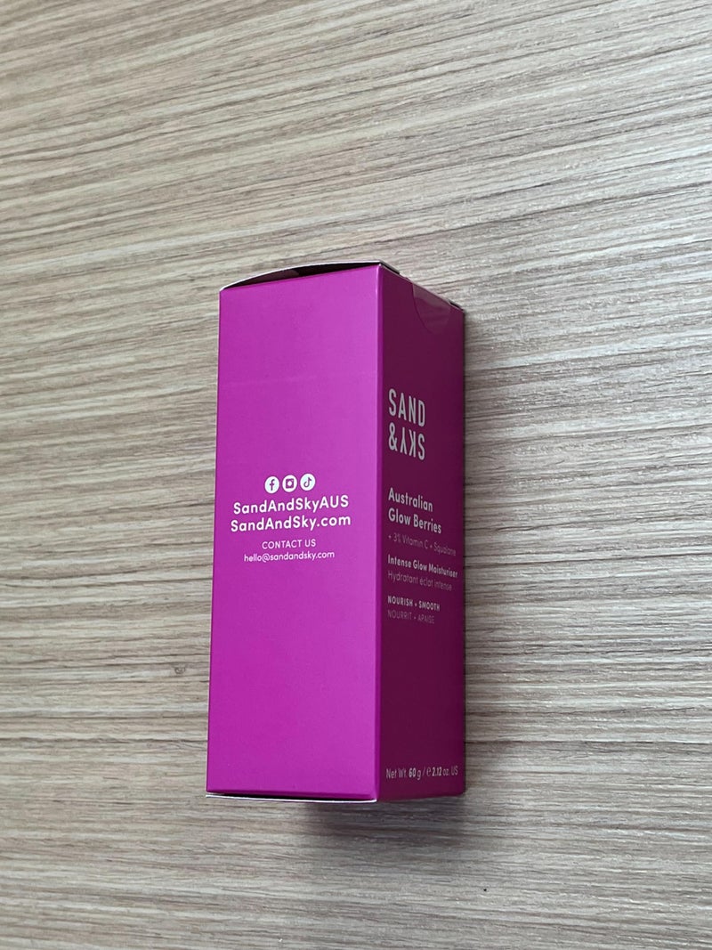 Sand & Sky Australian Glow Berries Brightening Moisturizer with Vitamin C & Squalane - Glow-Boosting Face Cream, Anti-Aging Formula, For Dull Skin - Image 5