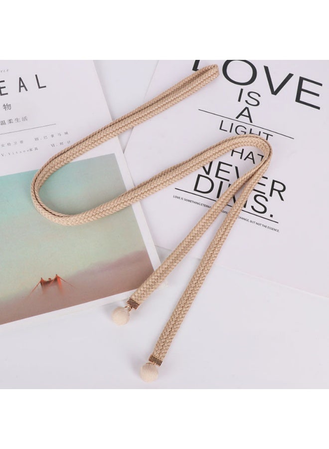 حزام أزياء نسائي، سلسلة خصر من الحبل المضفر، حزام رفيع غير رسمي - Image 3