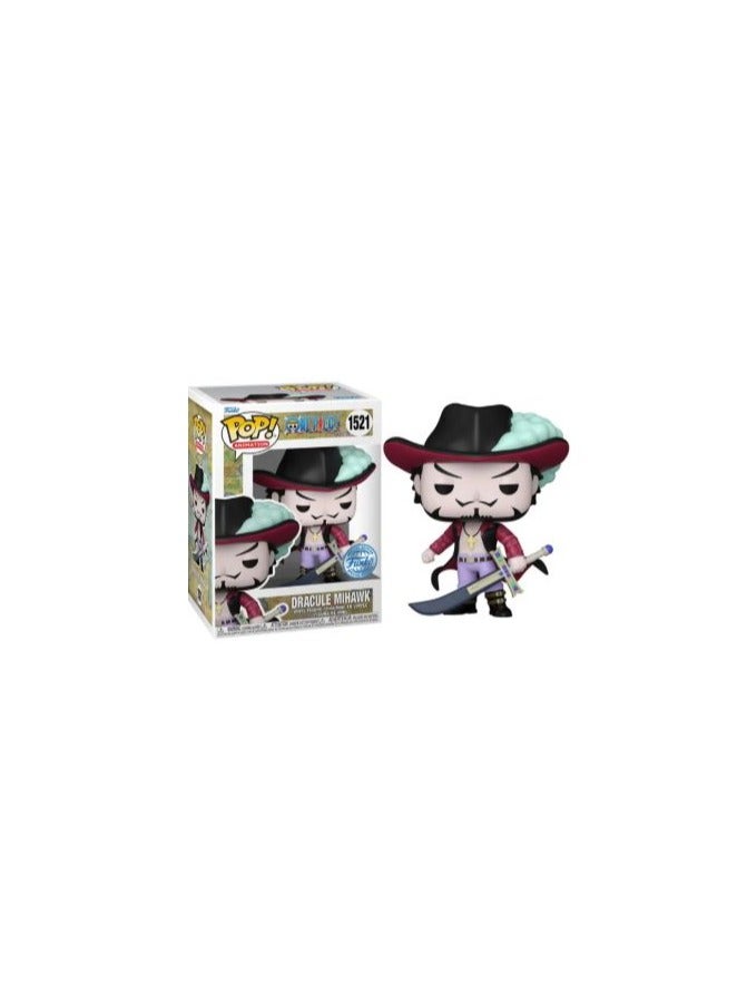 Funkoo Pop! Anime: One Piece - Dracule Mihawk (Exc) #1521 - Image 3