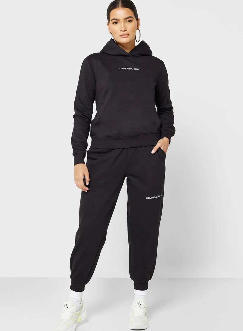 Calvin Klein Jeans Logo Detail Hoodie