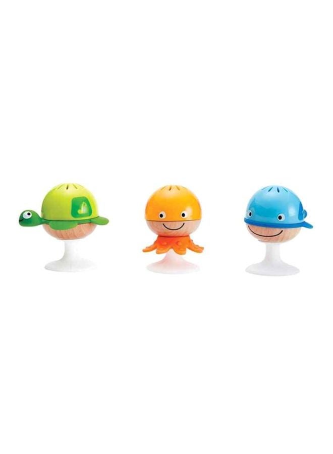 NIBEMINENT 3-Piece Suction Animal Rattles E0330 5x2inch  - Image 1