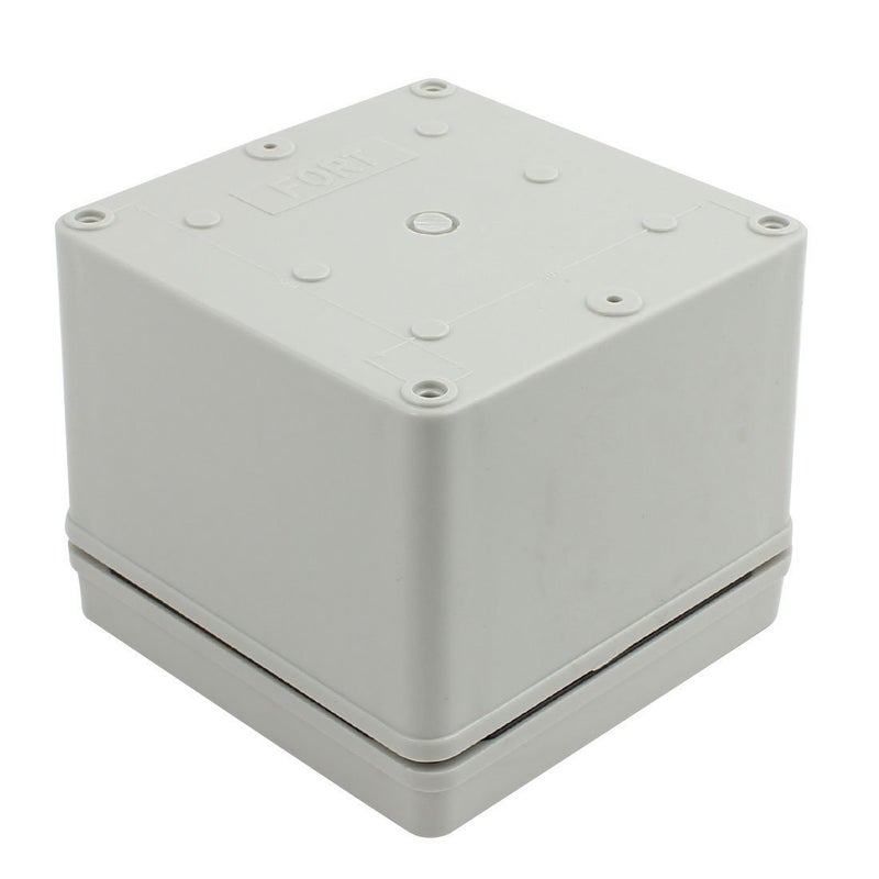 Yxq 125 X 125 X 100Mm Junction Box Electrical Project Case Square Ip65 Waterproof Abs Diy Power Outdoor Enclosure Gray (5 X 5 X 4 Inches) - Image 3