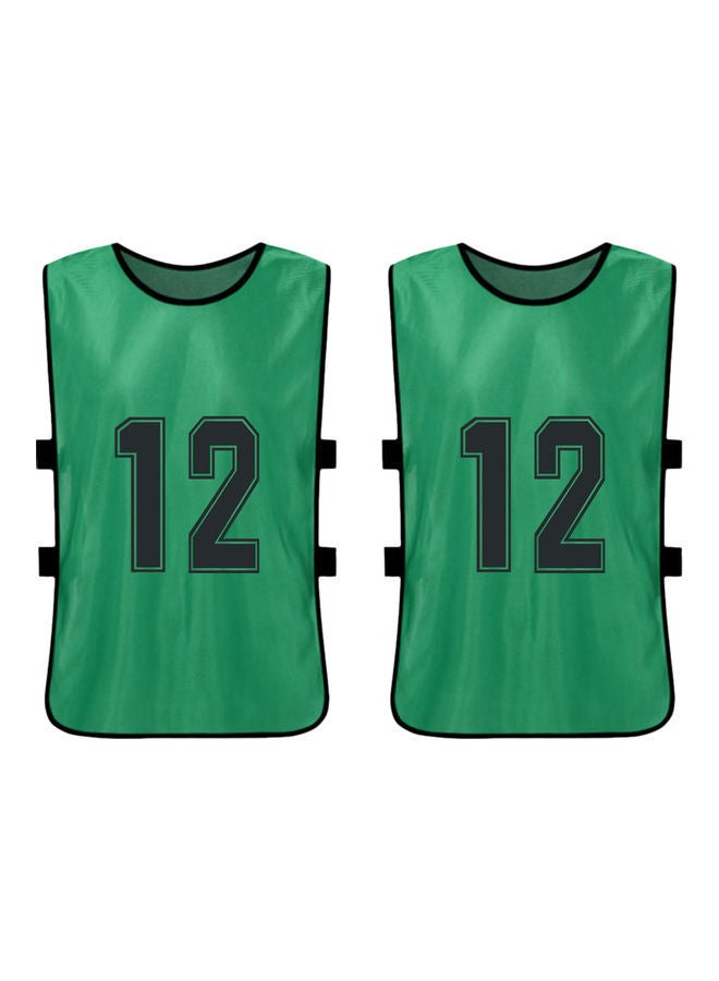 Y&D Sports Pinnies Numbered Practice Vest Pennies For Soccer Basketball Jersey Bibs,Set Of 12 Youth Adults Team  - Image 2