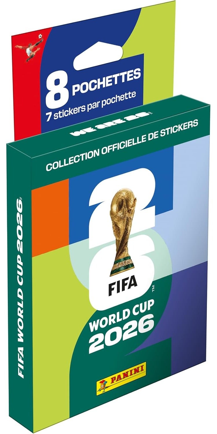 بانيني مجموعة ملصقات كأس العالم 2026 من فيفا ×50 حزمة - Image 2
