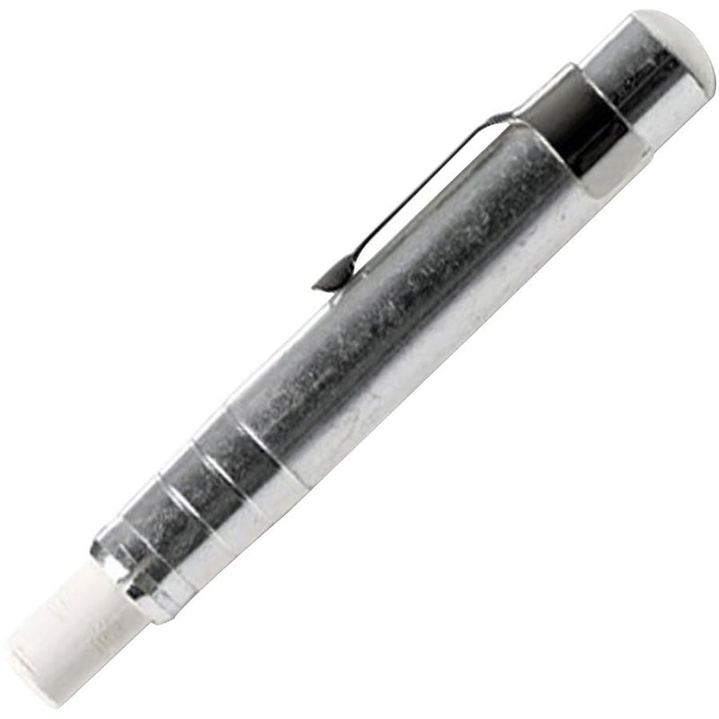 Charles Leonard Pen Style Aluminum Chalk Holder with Chalk, Silver (74541) - Image 3