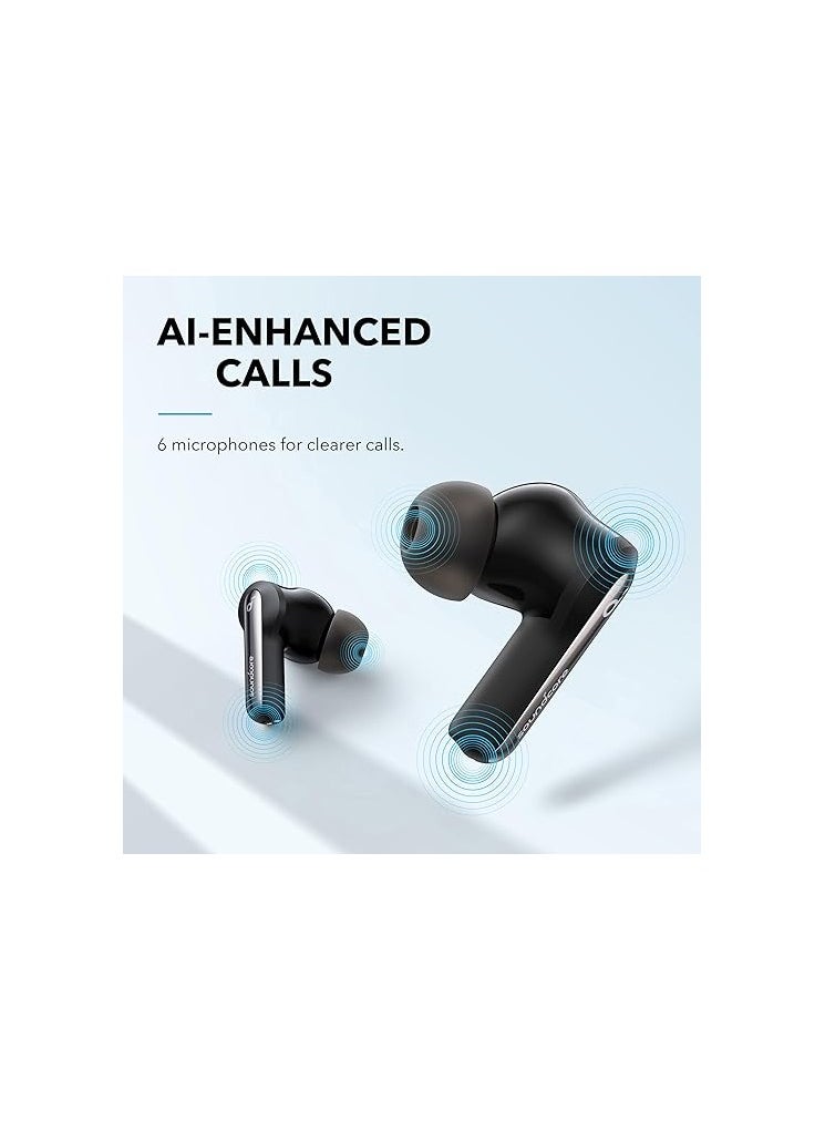 Ankara - Hybrid Active Noise Cancelling Earbuds, 4 Mics Wireless Earbuds, Ai-Enhanced Calls, 10Mm Drivers, App, Custom Eq, 36H Playtime, Fast Charging, Bluetooth - Image 1