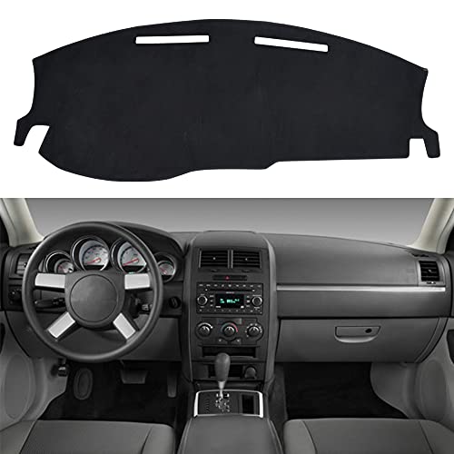 SPEEDWOW Dashboard Dash Board Cover Mat Carpet Compatible with Dodge Charger 2008-2010 - Image 1