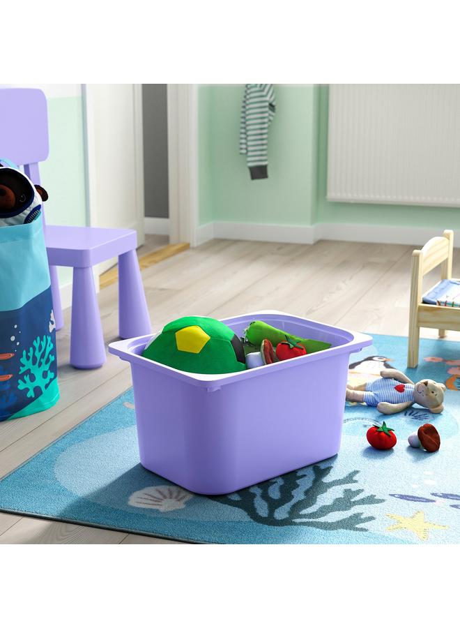 erorex Storage Combination, Light White Stained Pine/Lilac, 44X30X91 Cm - Image 2