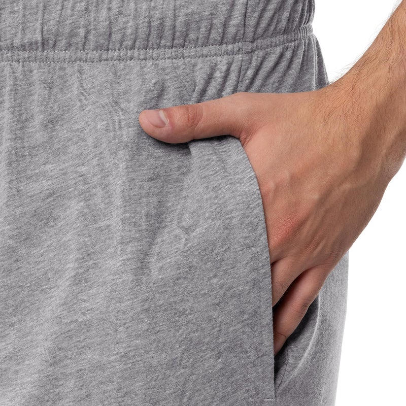 IZOD بنطال نوم قميص جيرسي للرجال من IZOD، رمادي هيثر، متوسط - Image 3