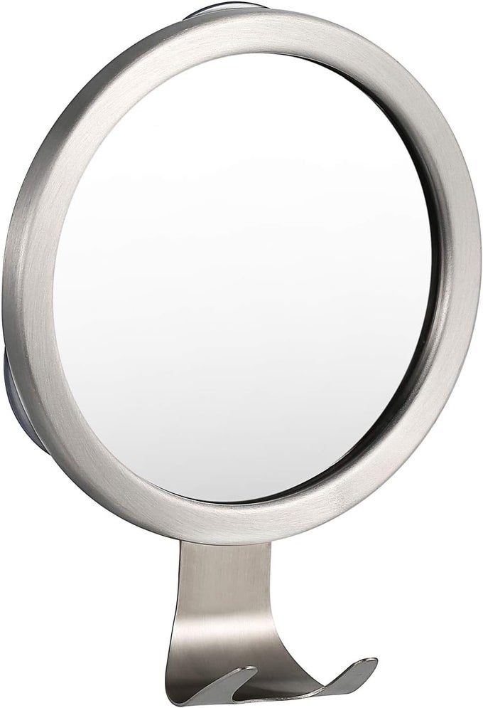 SHOWER MIRROR FOGLESS FOR SHAVING WITH RAZOR HOLDER, POWERFUL LOCK SUCTION FOGLESS MIRROR FOR SHOWER