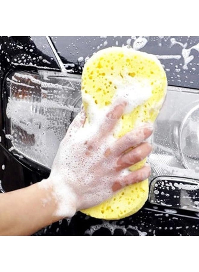 Car Wash Sponge Set, Multi-Purpose Cleaning Tool, Bone-Shaped Design, Assorted Colours - Image 2