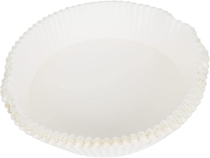 Heat Resistant Air Fryer Paper Trays Non Stick Baking Mats for Oven Microwave Pastry Bread Dumplings White 50Pcs - Image 1