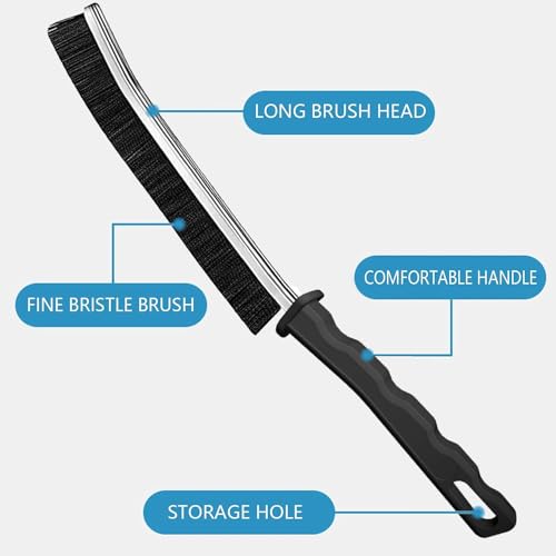 AUDELN Crevice Cleaning Brush - 6pcs Hard Bristle Shower & Bathroom Gap Cleaning Tools - Image 5