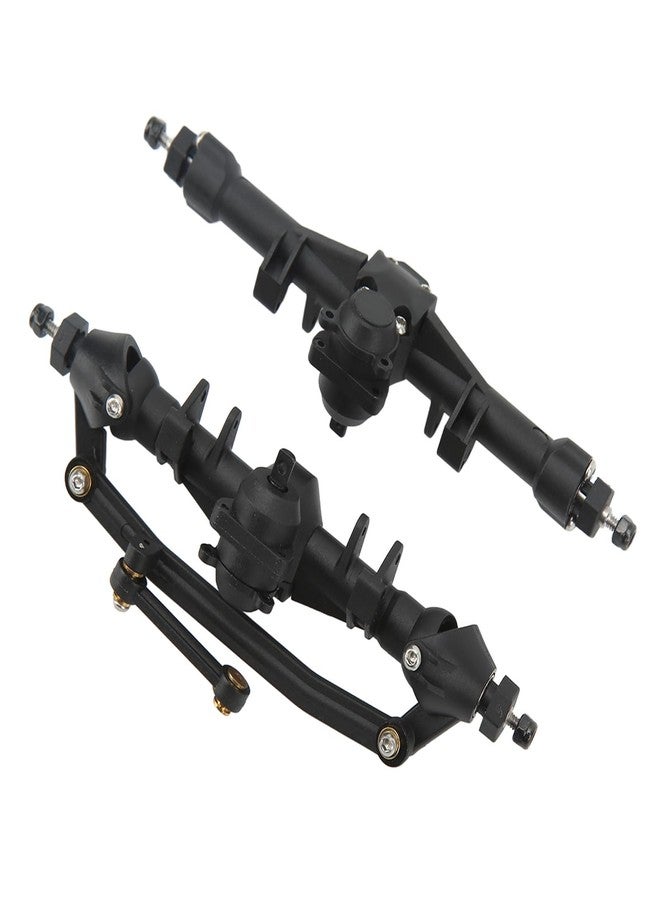 FOXCUP RC Car Front Rear Axle Set, Lightweight RC Car Front Rear Portal Axle Kit Replacement RC Axles Kit Parts for SCX24 1/24 Remote Control Car Scx24 Axles - Image 4