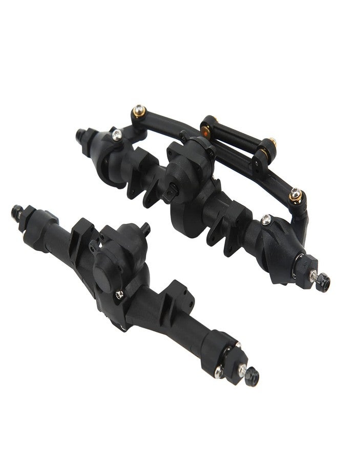 FOXCUP RC Car Front Rear Axle Set, Lightweight RC Car Front Rear Portal Axle Kit Replacement RC Axles Kit Parts for SCX24 1/24 Remote Control Car Scx24 Axles - Image 5