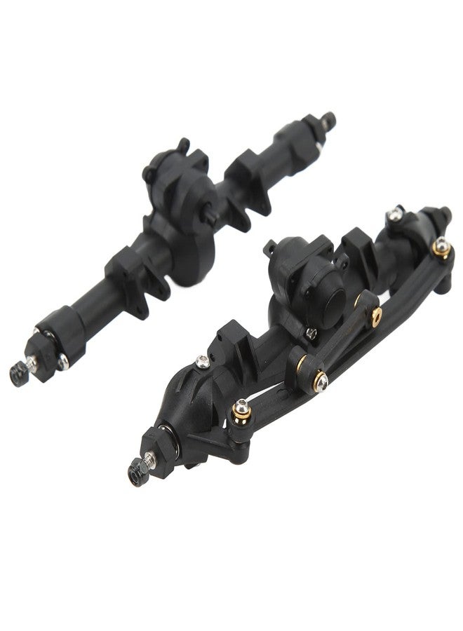 FOXCUP RC Car Front Rear Axle Set, Lightweight RC Car Front Rear Portal Axle Kit Replacement RC Axles Kit Parts for SCX24 1/24 Remote Control Car Scx24 Axles - Image 3
