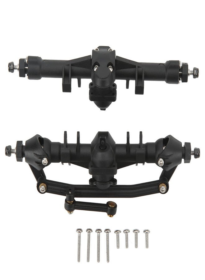 FOXCUP RC Car Front Rear Axle Set, Lightweight RC Car Front Rear Portal Axle Kit Replacement RC Axles Kit Parts for SCX24 1/24 Remote Control Car Scx24 Axles - Image 2
