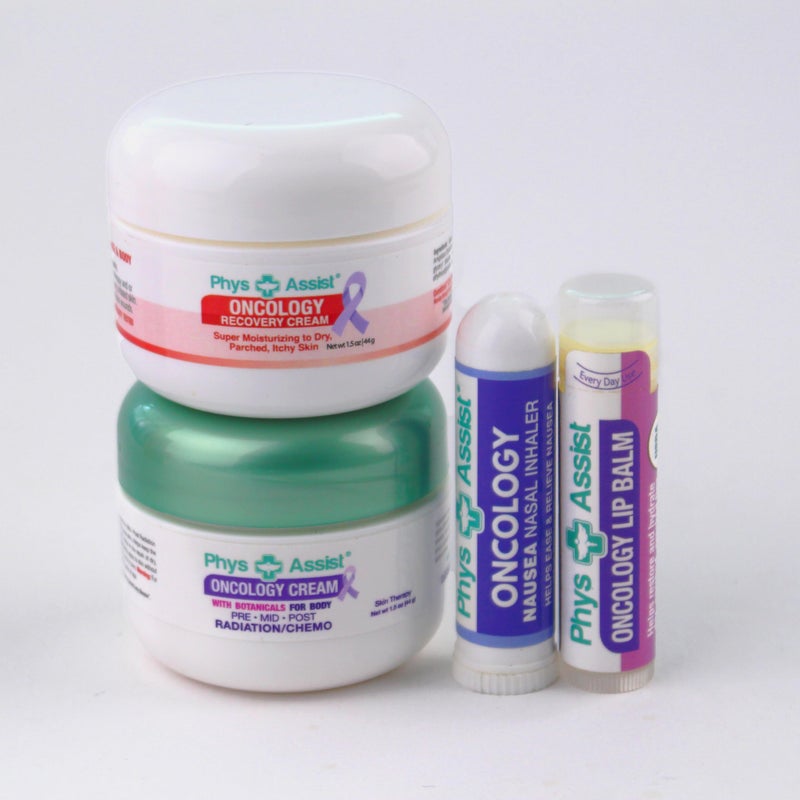 PhysAssist - Comfort kit for Chemo & Radio Patient The Gift of Love, Faith & Support. 2-1.5 oz face and body cream plus lip balm & inhaler - Image 2